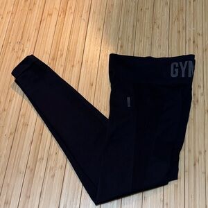 Gymshark size S black leggings. EUC.
